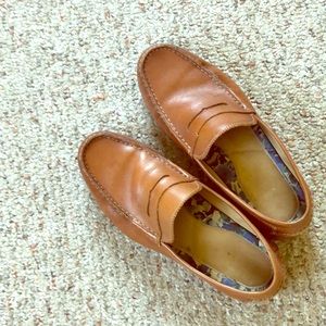 Johnston & Murphy Tan Leather Loafers